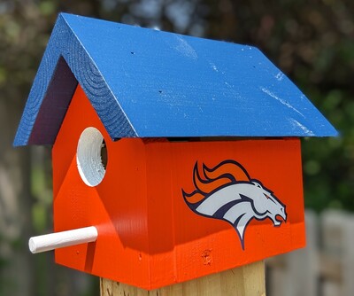 Broncos Bird House