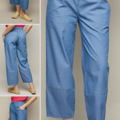 Chambray pant - final sale