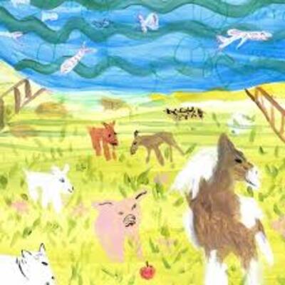 Lots of hands - into a pretty room (hazy green & clear vinyl)