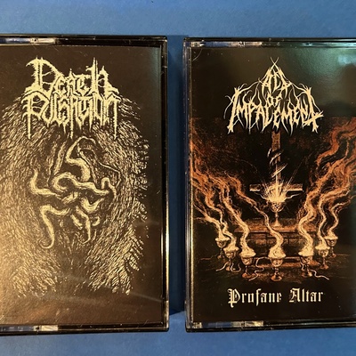 Caligari x 2 - death worship / act of impalement