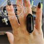 Obsidian Double Pointed Ring-1