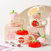 Strawberry Bear Mug - Thumbnail 1