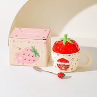 Strawberry Bear Mug - Thumbnail 3