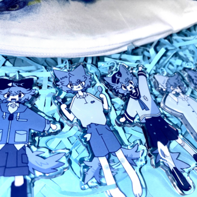 Sakana dress up! gacha charms