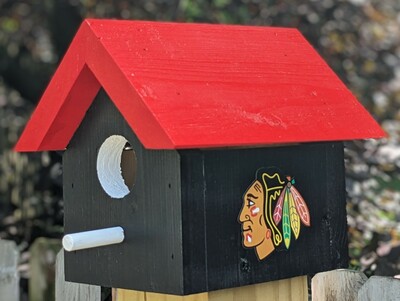 Blackhawks Bird House