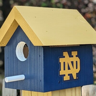 University of notre dame bird house