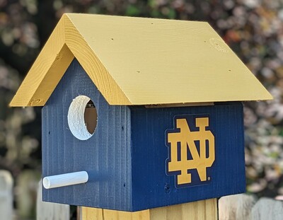 University of Notre Dame Bird House