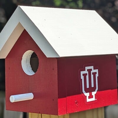 Indiana university bird house