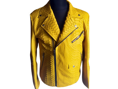 Yellow Snakeskin Jacket
