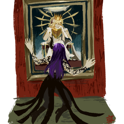 "worship" mini print