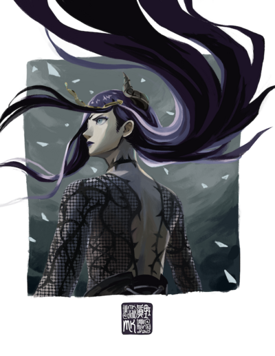 "Ominous Wind" small print