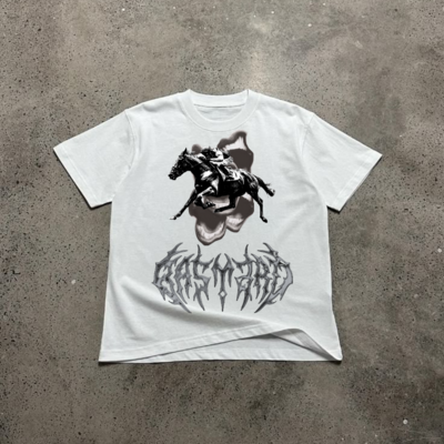 Maximus oversized t-shirts fashion loose fit crewneck t-shirt streetwear heavyweight short sleeve tee shirt