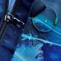 zippered eco bag - crow - Thumbnail 4