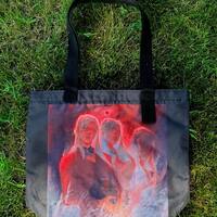 zippered eco bag - skulls - Thumbnail 5