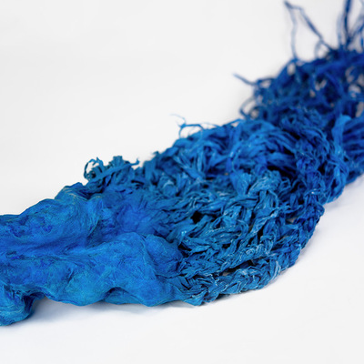 Original clay sculpture artwork - waves [#ss25sc006] 2025