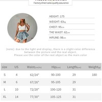 Women Wide Leg Loose Denim Shorts Jeans - Thumbnail 7