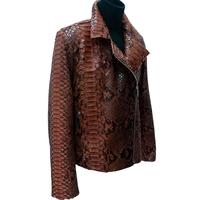 Dark Brown Python Jacket - Thumbnail 2