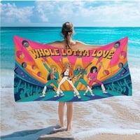 The “Whole Lotta Rock” Bundle– 2 Rock Towels + Leather-Look Tote - Thumbnail 1