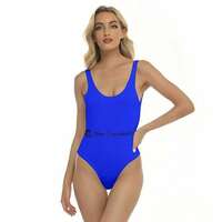 One Piece Neon Swimmers Swimsuits Multiple Colors  - Thumbnail 7