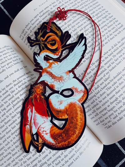 snake trap - bookmark