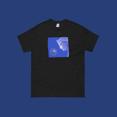 Vaporwave may god listening t shirt in black