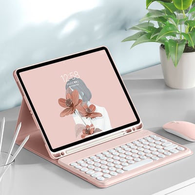 Best Leather iPad Pro New iPad Air 7 6 Mini Cover With Keyboard IPPK01