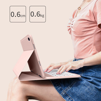 Best Leather iPad Pro New iPad Air 7 6 Mini Cover With Keyboard IPPK01 - Thumbnail 7