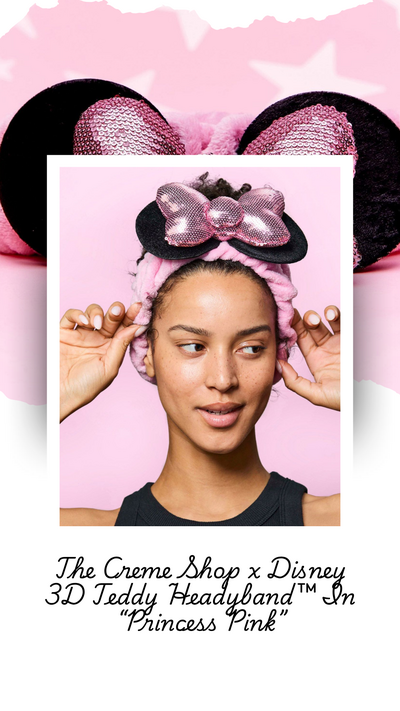 The Creme Shop x Disney 3D Teddy Headyband™ In “Princess Pink”