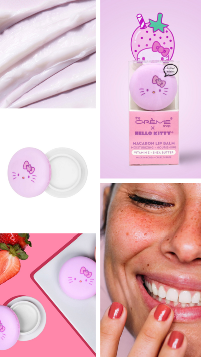 The Creme Shop x Moisture Remedy Macaron Lip Balm