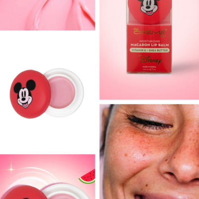 The creme shop x disney mickey mouse macaron lip balm