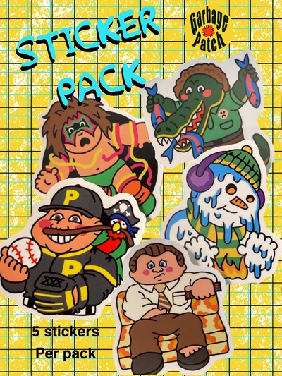 Garbage Patch Sticker Pack featuring your favorite characters