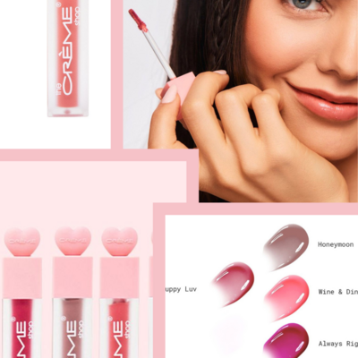 The creme shop glossy 12 hr+ lip stain