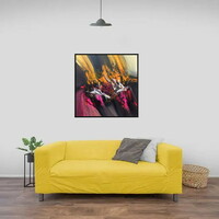 Mystic Harmony Abstract Art Print - Thumbnail 1