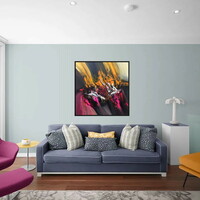 Mystic Harmony Abstract Art Print - Thumbnail 2