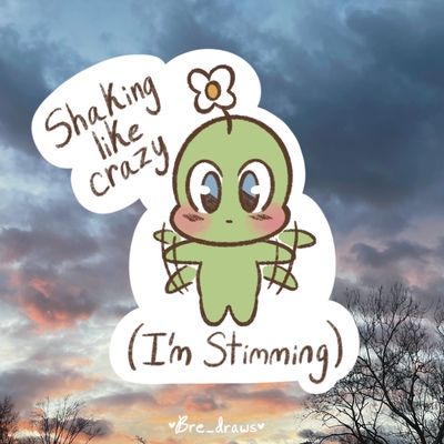 I'm Stimming Peebo Sticker