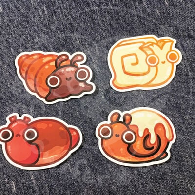 Food snail stickers - Thumbnail 3