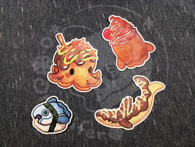 Japanese Food Fish Stickers