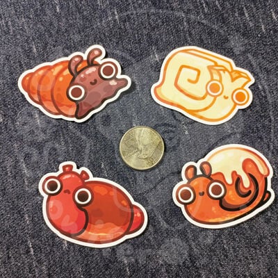 Food snail stickers
