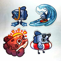 Beach Mola Stickers - Thumbnail 1