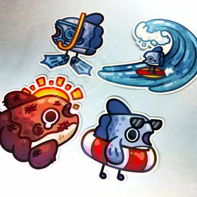 Beach mola stickers - Thumbnail 1