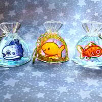 Liquid Fish Bag Keychains - Thumbnail 1