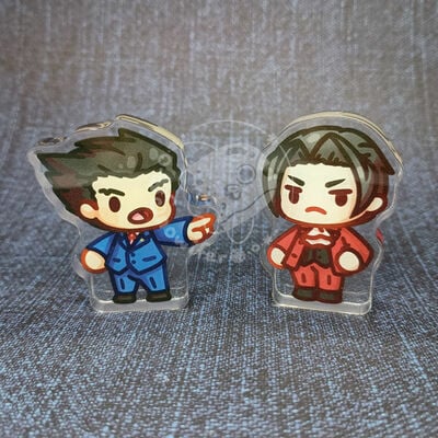 Ace attorney thick standees