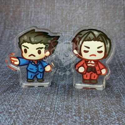 Ace attorney thick standees