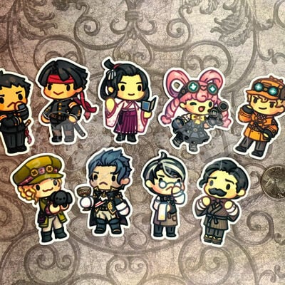 Great ace attorney stickers
