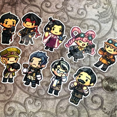 Great ace attorney stickers