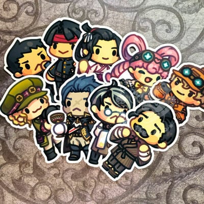 Great ace attorney stickers