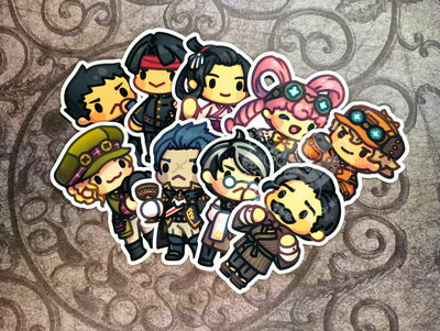 Great Ace Attorney Stickers