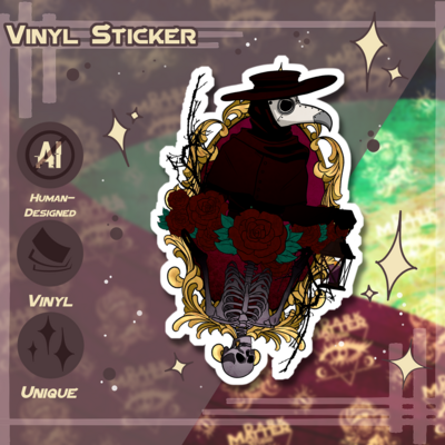 6 feet back or 6 feet under | vinyl stickers