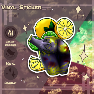 Acf 🍋 lemon-lime 🍋‍🟩 | vinyl stickers