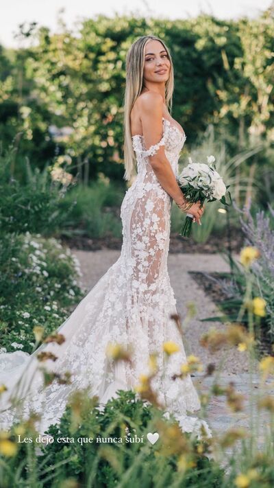 Sexy Mermaid Lace Wedding Dress, Appliques Bridal Dress Bridal Gown